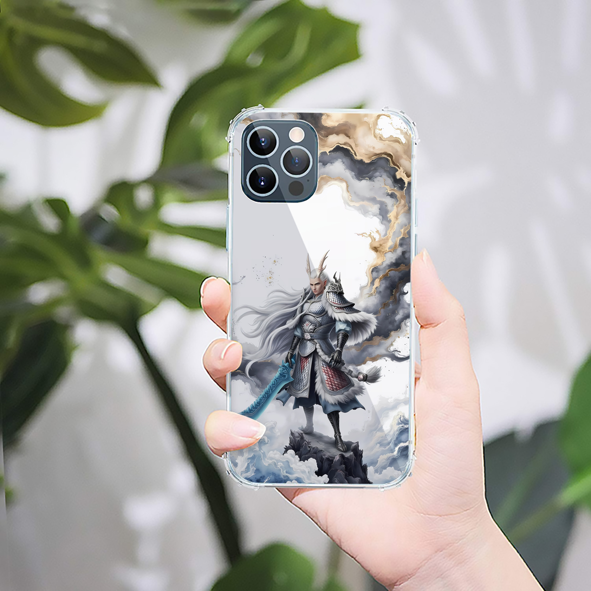 （画像用） Ne Zha 2 ナタ 魔童の大暴れ 【iPhone 12シリーズ対応】透明スマホケース（クリアソフトケース）